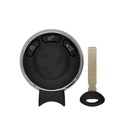 Keyless Factory KeylessFactory: 2006-2014 Mini Cooper / 3-Button Keyless Go Fobik / KR55WK49333 RSK-BM-MC315